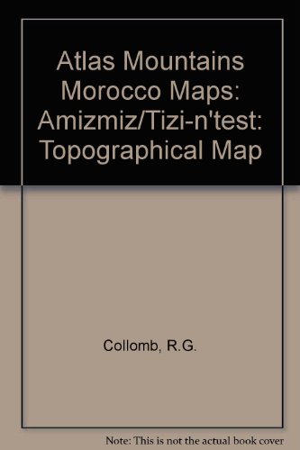 Beispielbild fr Atlas Mountains Morocco Maps AmizmizTizin'test Topographical Map zum Verkauf von PBShop.store US