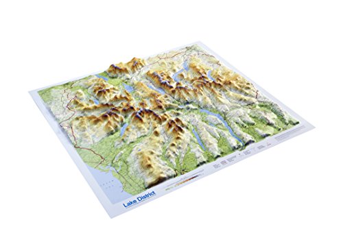 9781906473013: Lake District Raised Relief Map (Raised Relief Maps Series)