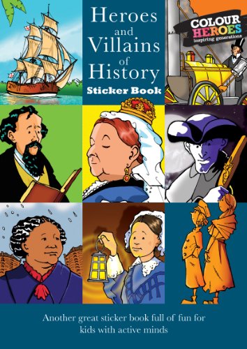 Imagen de archivo de Heroes and Villains Sticker Book (Blue) (Heroes and Villains of History) a la venta por WorldofBooks