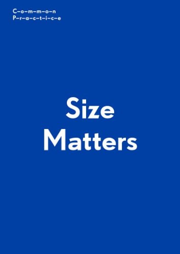 Imagen de archivo de Size Matters: Notes towards a Better Understanding of the Value, Operation and Potential of Small Visual Arts Organisations a la venta por GreatBookPrices