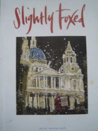 Imagen de archivo de Slightly Foxed 20: Shrieks and Floods a la venta por Greener Books