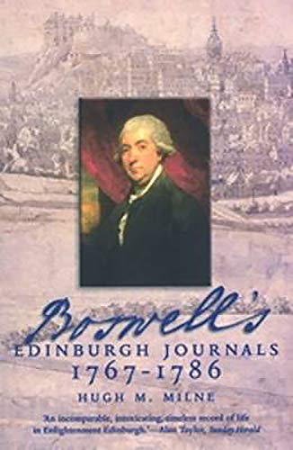 Imagen de archivo de Boswell's Edinburgh Journals: 1767-1786 a la venta por Books From California