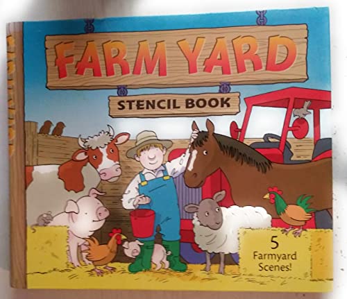 Stock image for farm yard story and stencil book for sale by medimops