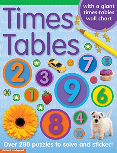 Stock image for Times Tables: With over 280 Puzzles to Solve and Sticker. for sale by Books Unplugged