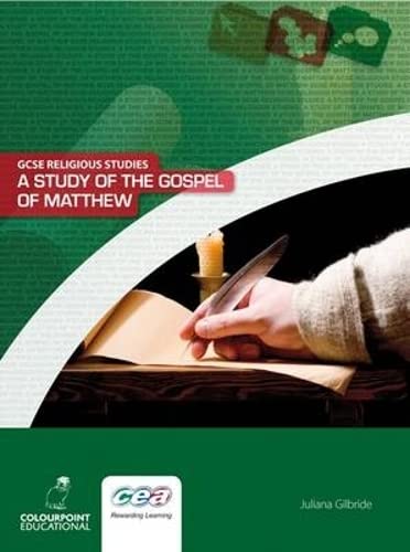 9781906578343: A Study of the Gospel of Matthew: Ccea GCSE Religious Studies