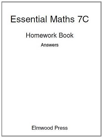 Stock image for Essential Maths 7C Homework Answers for sale by Brit Books