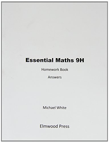 Beispielbild fr Essential Maths 9H Homework Answers: Bk. 9H zum Verkauf von WorldofBooks