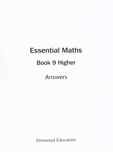 9781906622381: Essential Maths 9 Higher Answers