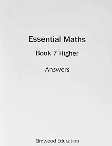 Beispielbild fr Essential Maths 7 Higher Answers zum Verkauf von Blackwell's