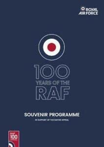 Imagen de archivo de 100 Years of the RAF - Souvenir Programme a la venta por WorldofBooks