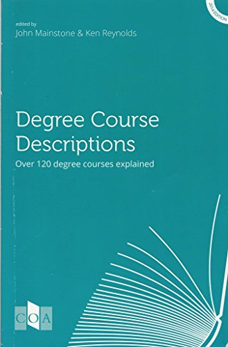 Beispielbild fr Degree Course Descriptions: Over 120 Degree Courses Explained (2014 Edition) zum Verkauf von AwesomeBooks