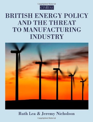 Imagen de archivo de British Energy Policy and the Threat to Manufacturing Industry a la venta por medimops