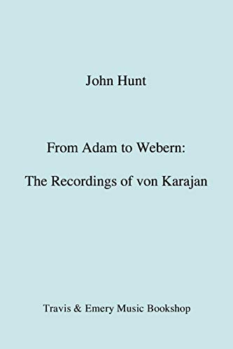 Stock image for From Adam to Webern. The Recordings of von Karajan [1987] for sale by Chiron Media