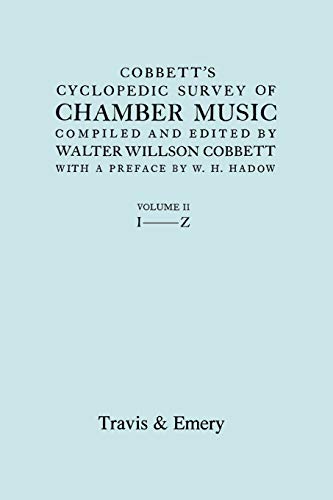 Cobbett's Cyclopedic Survey of Chamber Music. (Vol.2.) (Facsimile)