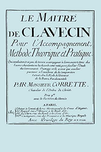 Stock image for Le Maitre de Clavecin (facsimile 1753 edition) for sale by Ria Christie Collections