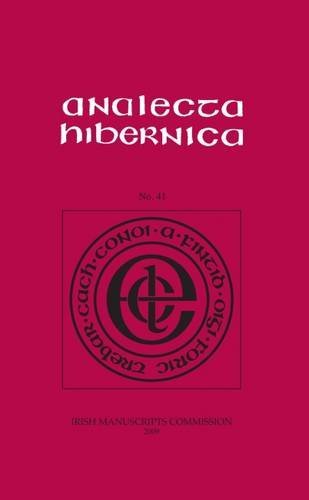 Stock image for Analecta Hibernica, No 41, 2009 for sale by Kennys Bookstore