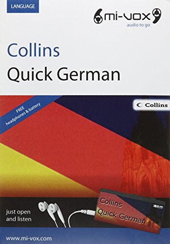Collins Quick German (Mi-Vox Pre-loaded Audio Player)