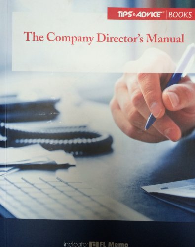 Imagen de archivo de The Company Directors Manual a la venta por WorldofBooks