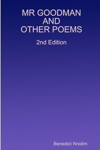 9781906914141: MR GOODMAN AND OTHER POEMS 2nd Edition