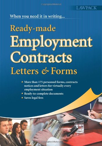 Stock image for Ready-made Employment Letters, Contracts and Forms for sale by WorldofBooks