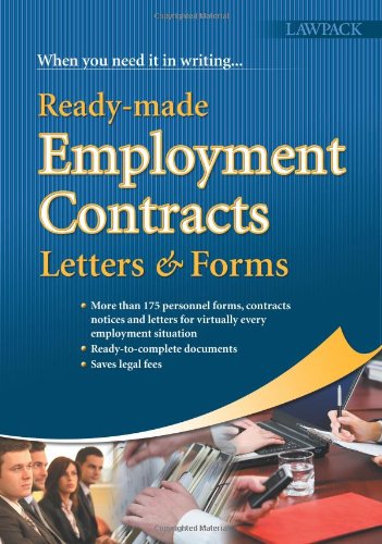 9781906971113: Ready-made Employment Letters, Contracts and Forms