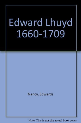 Stock image for Edward Lhuyd 1660-1709 for sale by Revaluation Books