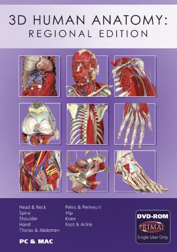 3D Human Anatomy, Regional Edition (9781907061080) by Primal Pictures