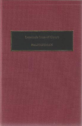 Stock image for London's Inns of Courts for sale by WorldofBooks
