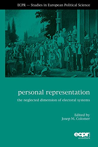 Stock image for Personal Representation: The Neglected Dimension of Electoral Systems for sale by Revaluation Books