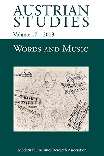 Beispielbild fr Words and Music (Austrian Studies) zum Verkauf von Lucky's Textbooks