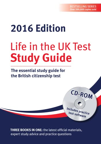 9781907389337: Life in the UK Test: Study Guide & CD ROM 2016: The essential study guide for the British citizenship test