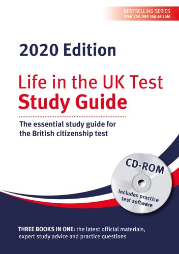 Beispielbild fr Life in the UK Test: Study Guide & CD ROM 2020: The essential study guide for the British citizenship test zum Verkauf von WorldofBooks