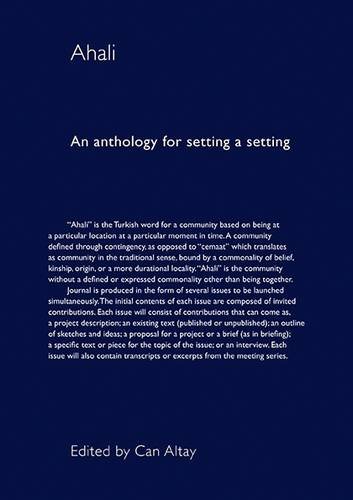 Beispielbild fr Ahali: An Anthology for Setting a Setting zum Verkauf von WorldofBooks