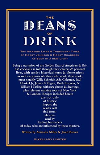 Beispielbild fr The Deans of Drink [Pb] zum Verkauf von GF Books, Inc.