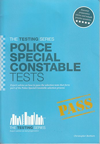 Beispielbild fr Police Special Constable Test Questions and Answers: Expert advice on how to pass the selection tests that form the part of Police Special Constable selection process (Testing Series) zum Verkauf von WorldofBooks
