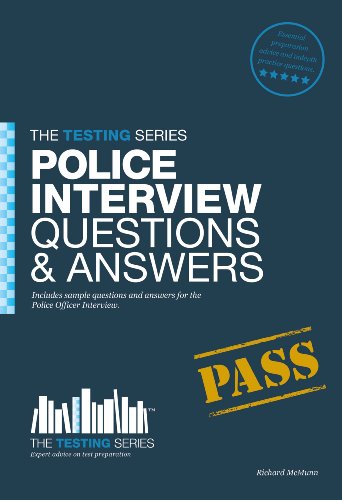 Beispielbild fr Police Officer Interview Questions and Answers Workbook zum Verkauf von WorldofBooks