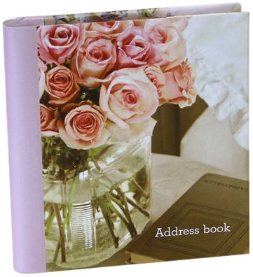 9781907563997: Romantic Country Flowers Large Address Book