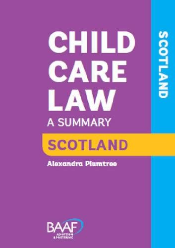 Stock image for Child Care Law: Scotland for sale by Brook Bookstore