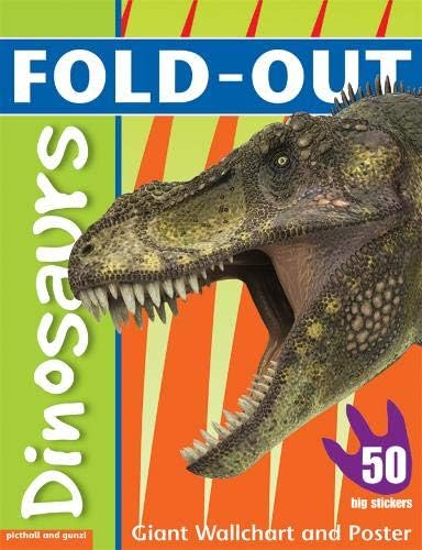 Imagen de archivo de Fold-Out Sticker Book Dinosaurs (Fold-Out Poster Sticker Books) a la venta por WorldofBooks