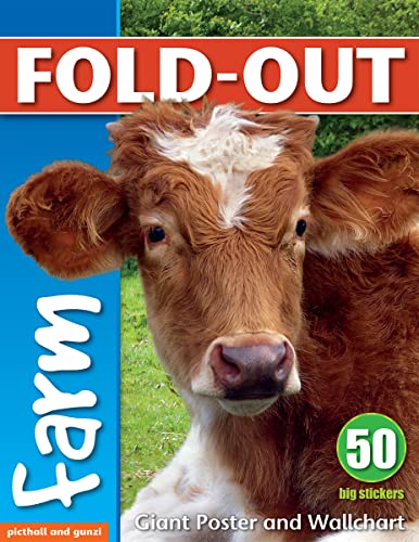Imagen de archivo de Fold-Out Farm (Fold-Out Poster Sticker Books) a la venta por Brit Books