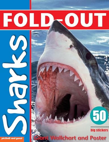 Stock image for Fold-Out Sharks Sticker Book (Fold-Out Poster Sticker Books) for sale by GF Books, Inc.