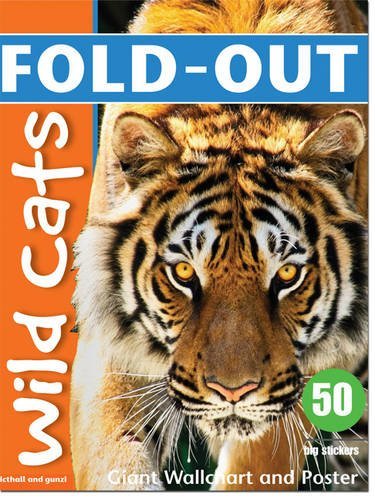 Imagen de archivo de Fold-out Sticker Book: Wild Cats (Fold-Out Poster Sticker Books) a la venta por WorldofBooks