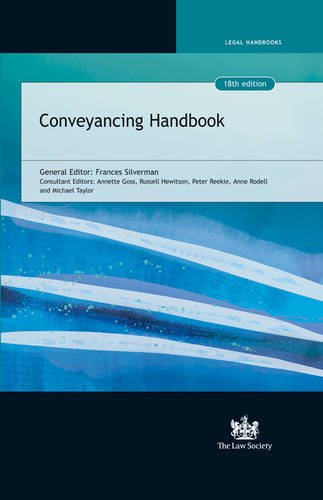 Beispielbild fr Conveyancing Handbook zum Verkauf von WorldofBooks
