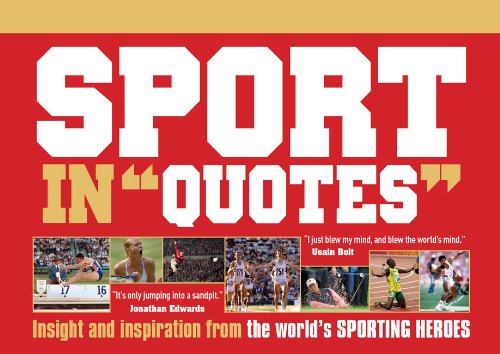Beispielbild fr Sport in Quotes (Postcards): Insight and Inspiration from the World's Sporting Heroes zum Verkauf von WorldofBooks