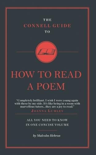 Imagen de archivo de The Connell Guide to How to Read a Poem a la venta por PBShop.store US