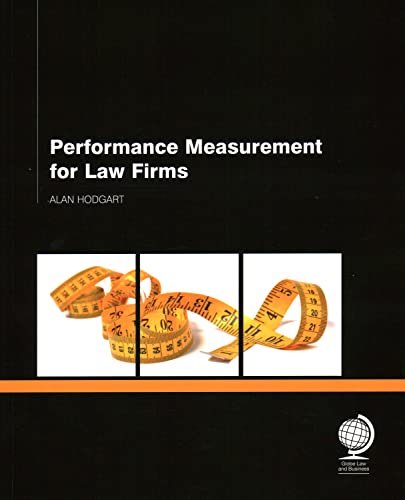 Beispielbild fr Performance Measurement for Law Firms zum Verkauf von PBShop.store US