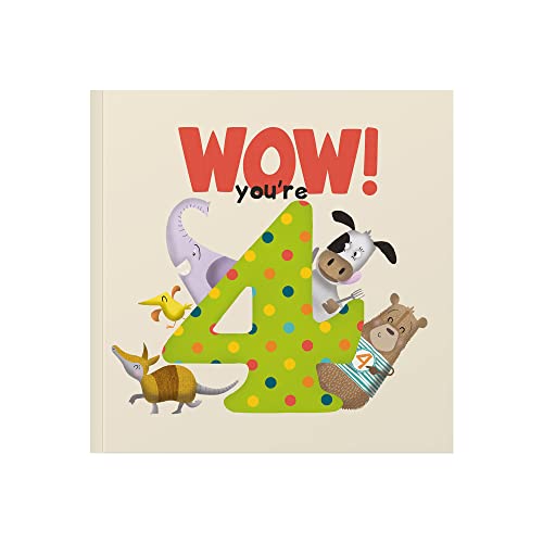 9781907860454: WOW! You're Four: Happy Birthday Gift Book with an Envelope That Can Be Sent As a Card