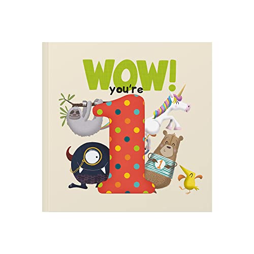 Beispielbild fr WOW! You're One: Happy Birthday Gift Book with an Envelope That Can Be Sent As a Card zum Verkauf von WorldofBooks