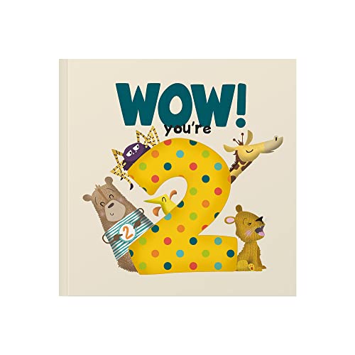 Imagen de archivo de WOW! You're Two: Happy Birthday Gift Book with an Envelope That Can Be Sent As a Card a la venta por WorldofBooks
