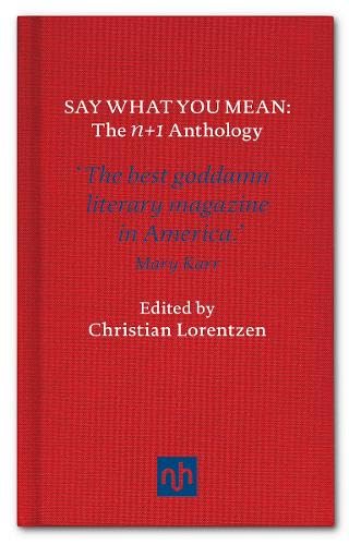 Beispielbild fr Say What You Mean: N+1, The Anthology zum Verkauf von WorldofBooks